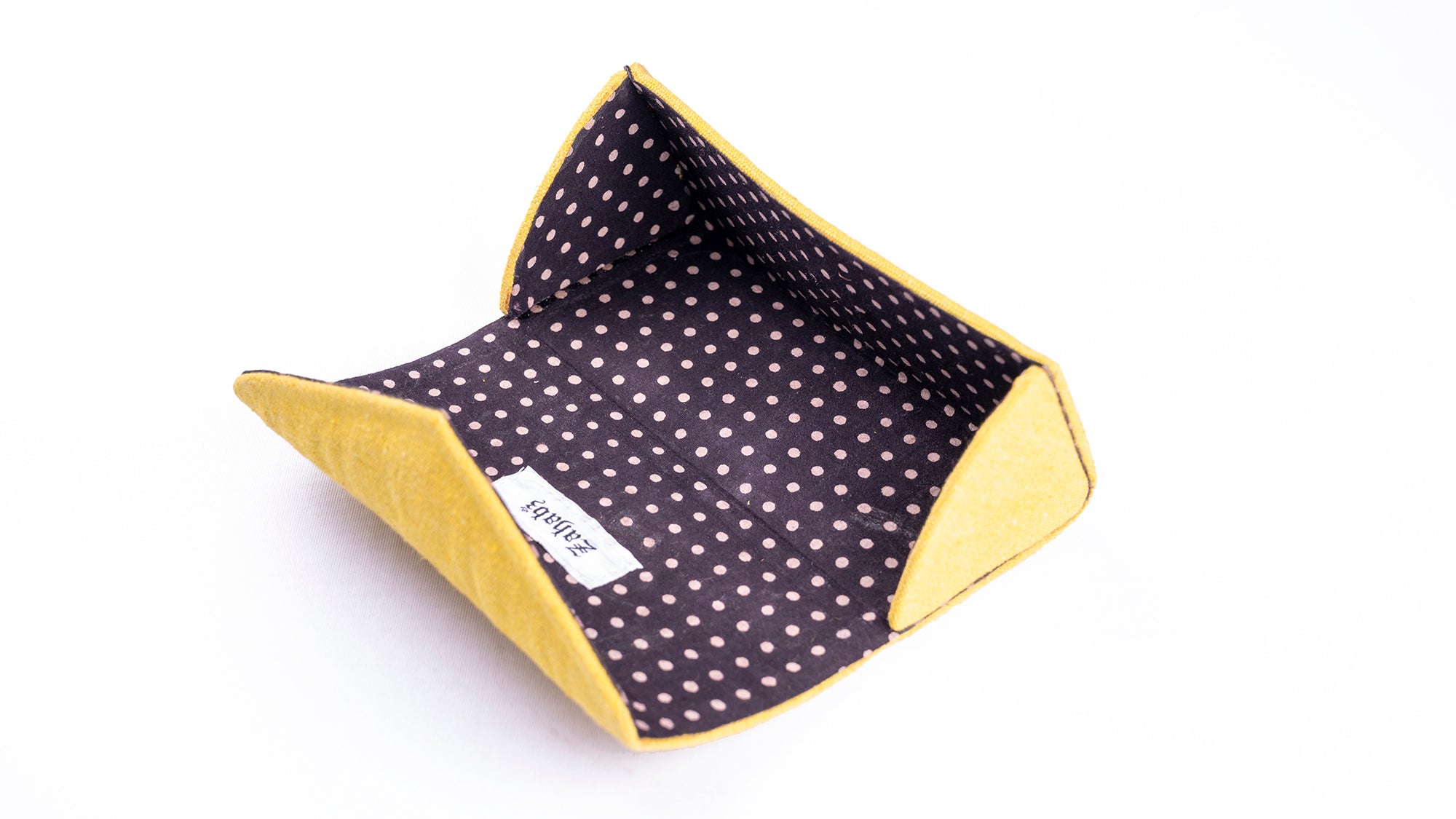 Canvas Eyeglasses Hard Case Cover in Yellow - Zahabz