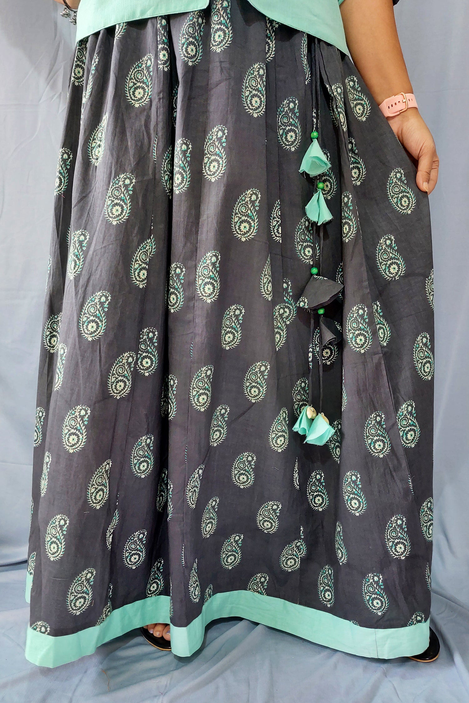 Printed Cotton Long Skirt Skirts Printed Cotton Long Skirt Skirts 