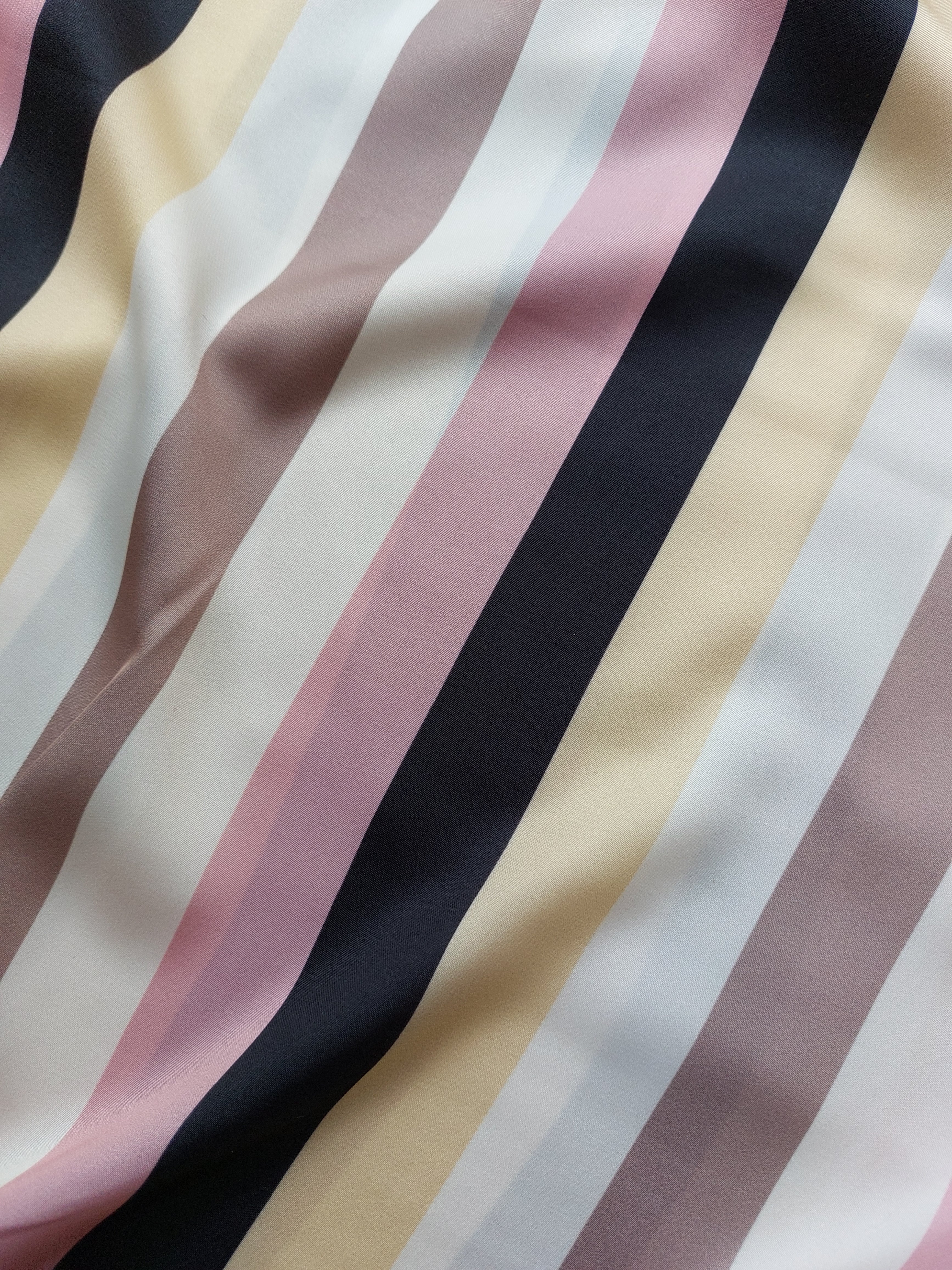 Stripes Digital Printed Modal Satin Fabric. Fabric Stripes Digital Printed Modal Satin Fabric. Fabric 